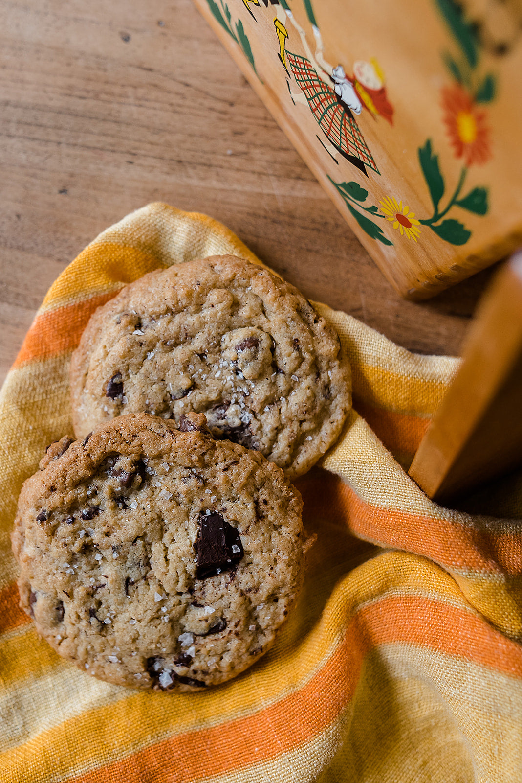 Sesame Chocolate Rye Breakfast Cookies