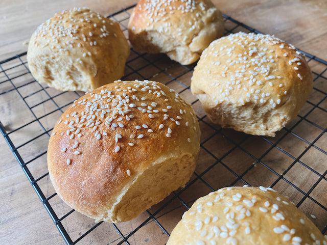 Milk Burger Buns with Spitfire Wheat – Woodstock Flour